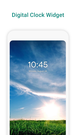 Dijital Saat Widget'ı ekran görüntüsü