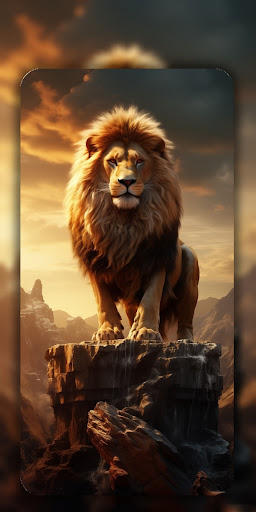 Lion Wallpaper 4K ekran görüntüsü