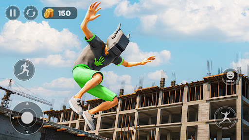 Going Up Parkour Rooftop Jump ekran görüntüsü