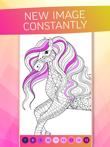 Antistress Coloring By Numbers ekran görüntüsü