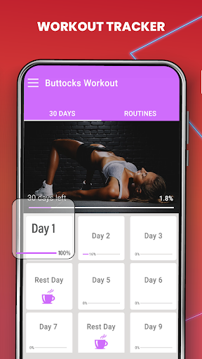 Buttocks Workout: Hips Workout ekran görüntüsü