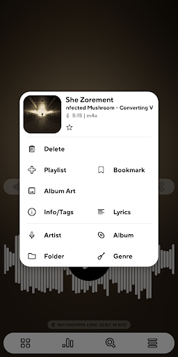 Poweramp ekran görüntüsü