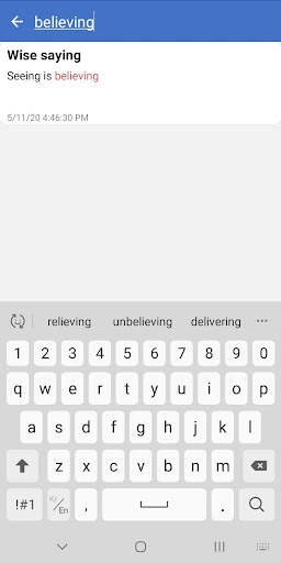 Voice to text ekran görüntüsü
