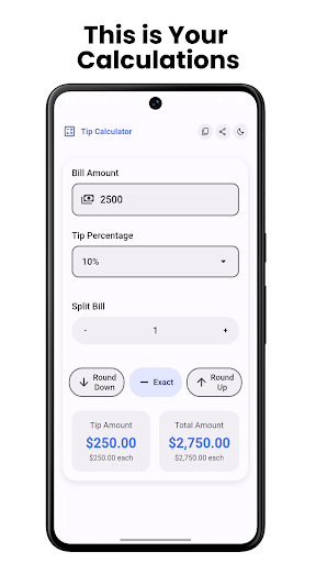 Tips Calculator ekran görüntüsü