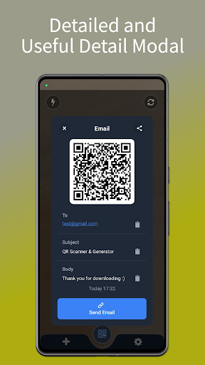 QR Tarayıcı ve Üretici ekran görüntüsü