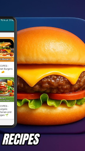 Burger Recipes ekran görüntüsü