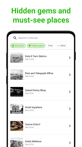 Cascais Tour Guide:SmartGuide ekran görüntüsü