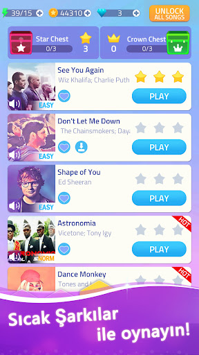 Pop Tiles - Music Piano ekran görüntüsü