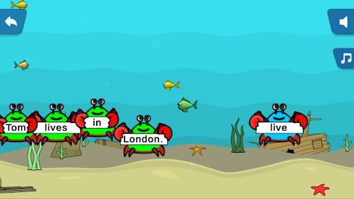 Learn English Game-Grab a Crab ekran görüntüsü