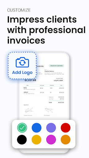 Easy Invoice & Estimate Maker ekran görüntüsü