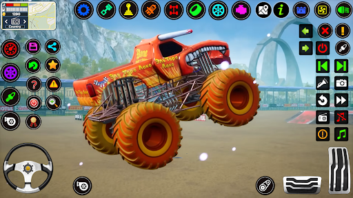 Monster Truck Stunt for kids ekran görüntüsü