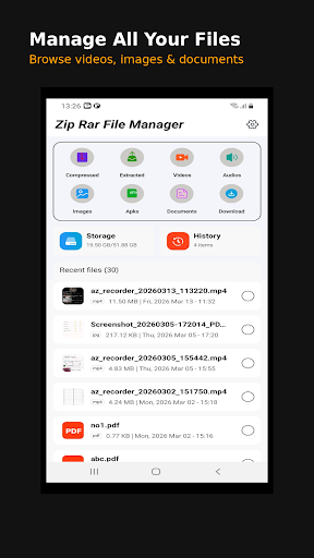 Zip Archiver - File Reader ekran görüntüsü