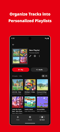 Nintendo Music ekran görüntüsü