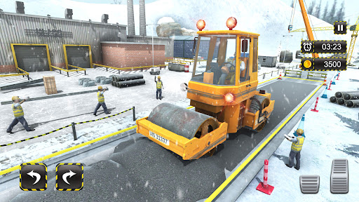 Snow Excavator Crane Simulator ekran görüntüsü