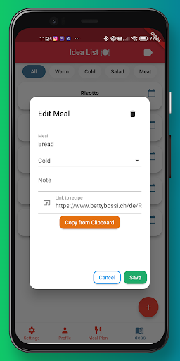 Mealpy - Weekly Meal Planner ekran görüntüsü