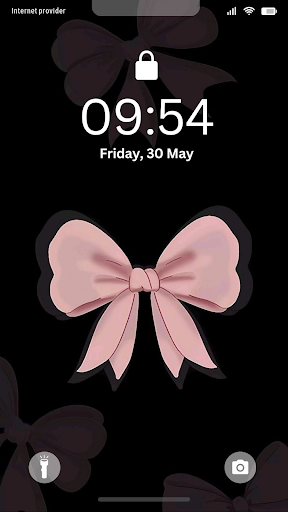 Bow Wallpaper Cute Backgrounds ekran görüntüsü