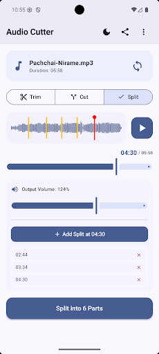 Audio Cutter: Trim, Cut, Split ekran görüntüsü
