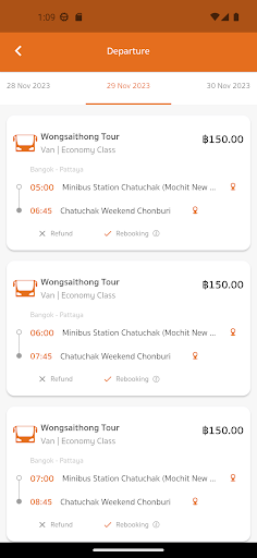 Wongsaithong Tour ekran görüntüsü