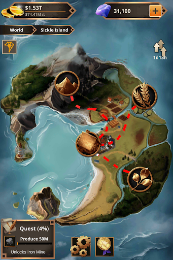 Idle Medieval Merchant Tycoon ekran görüntüsü