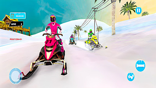Snow Bike Racing Snocross Game ekran görüntüsü