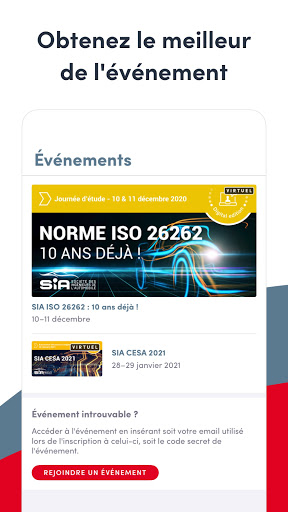 SIA Meetings ekran görüntüsü