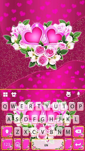 Pink Rose Flower Tema ekran görüntüsü