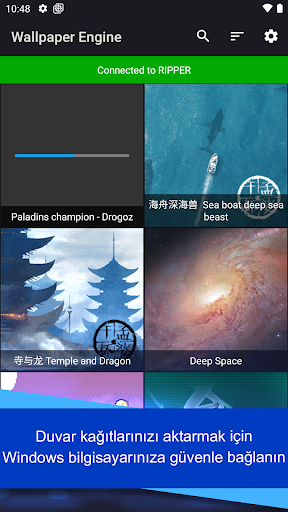 Wallpaper Engine ekran görüntüsü