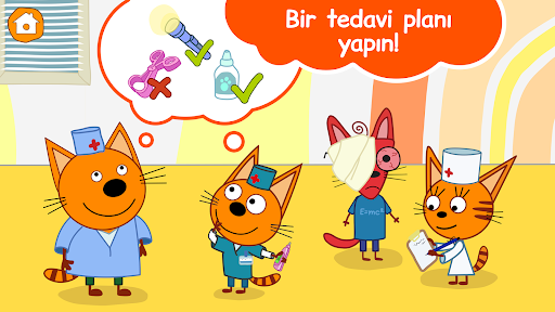Üç Yavru Kedi: Doktor Oyunları ekran görüntüsü