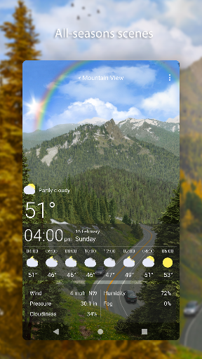 Weather Live Wallpapers ekran görüntüsü