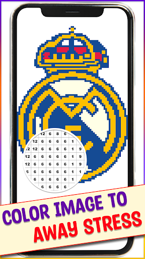Football Logo Pixel Art ekran görüntüsü