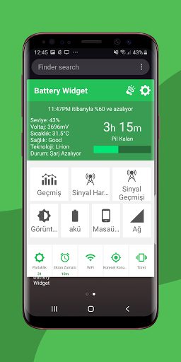 Battery Widget % Level Plus ekran görüntüsü