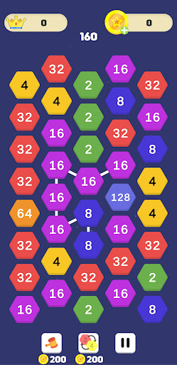 Hex 2248: Number Merged & Link ekran görüntüsü