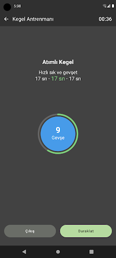 Kegel Egzersizleri ekran görüntüsü