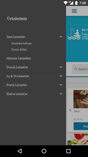 BalıkYe - Online Balık Marketi ekran görüntüsü