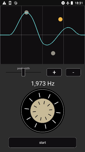 Sound Generator Ses üreteci ekran görüntüsü