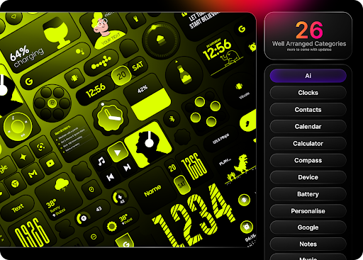Glass Widgets Pro ekran görüntüsü