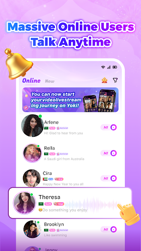 Yoki-Real Chat&Party ekran görüntüsü