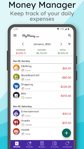 MyMoney Pro - Expense & Budget ekran görüntüsü