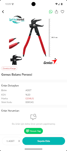 Lastikci Market ekran görüntüsü