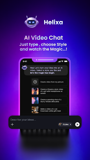 Helixa - AI Video & AI Chatbot ekran görüntüsü