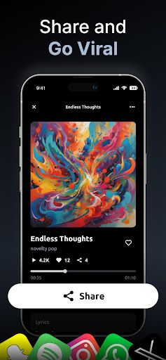 Zona: AI Song Maker & Creator ekran görüntüsü
