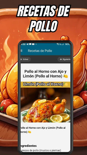 Recetas de Pollo ekran görüntüsü