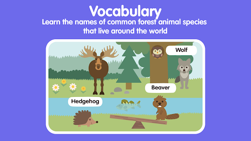 Learn Forest Animals for Kids ekran görüntüsü