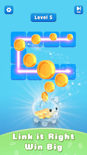 Single Line Coin Puzzle Master ekran görüntüsü