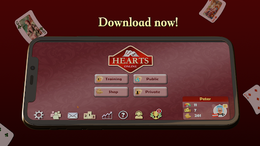 Hearts Online - Card Game ekran görüntüsü