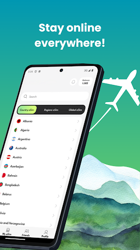 Tripocell: eSIM for Travel ekran görüntüsü