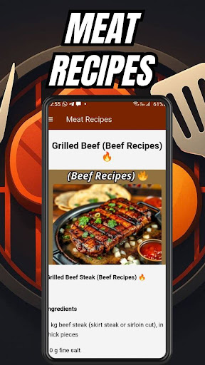 Meat Recipes ekran görüntüsü