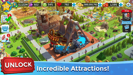 RollerCoaster Tycoon NETFLIX ekran görüntüsü