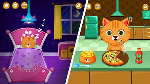 Virtual cat pet care life ekran görüntüsü