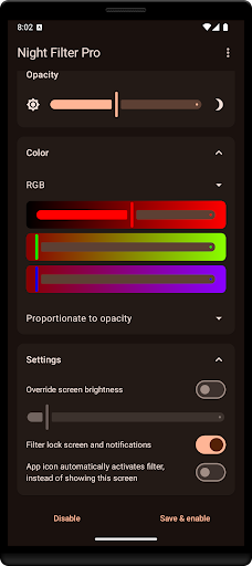 Night Filter Pro ekran görüntüsü